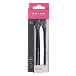 BETER – 3 Rasoirs à Sourcils – Réf. 22006