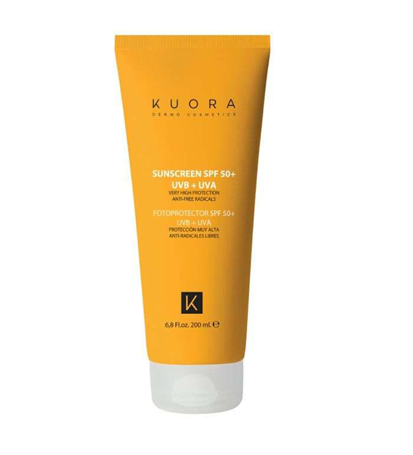 Kuora Ecran Solaire SPF 50+ UVB+UVA 200Ml
