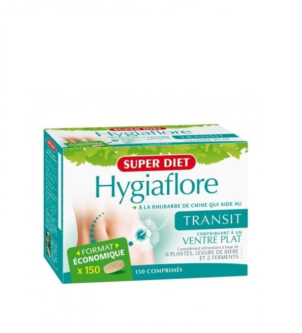 Super Diet Hygiaflore Transit Ventre Plat – 150 Comprimés