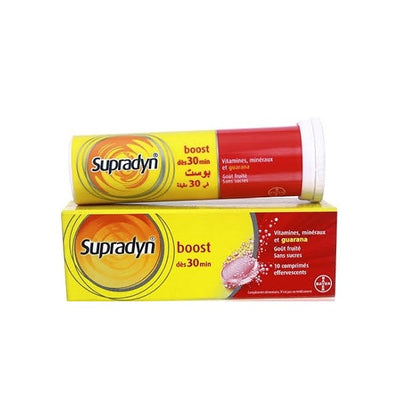 Supradyn Boost Guarana & Vitamines, 10 Comprimés Effervescents