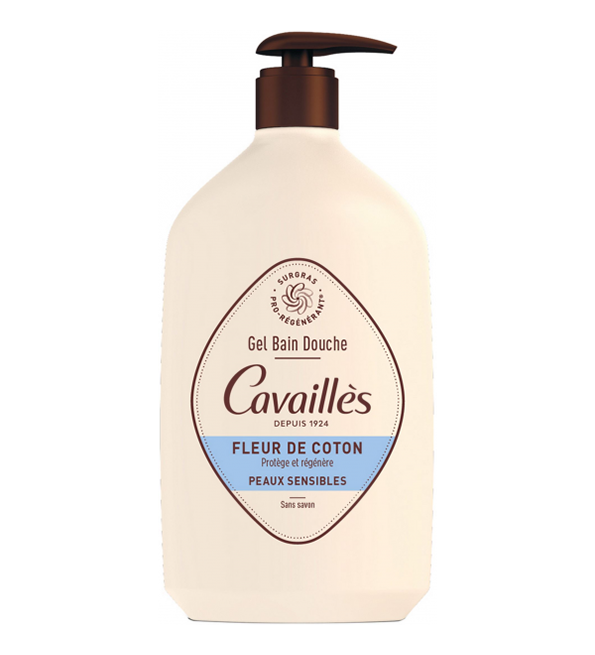 Cavailles Gel Bain Douche Fleur De Coton 1L
