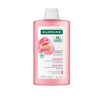 Klorane Shampoing Apaisant A La Pivoine Cuir Chevelu Sensible 400 ml