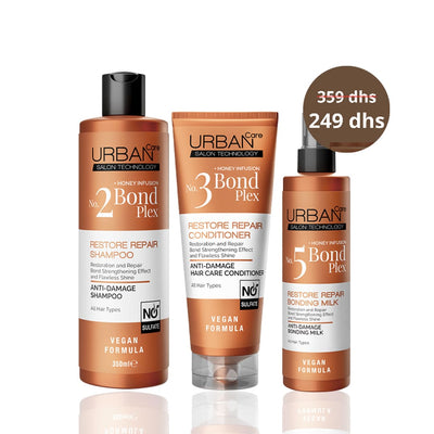 Urban Care Pack Repair Shampooing + Après-Shampooing + Leave-In