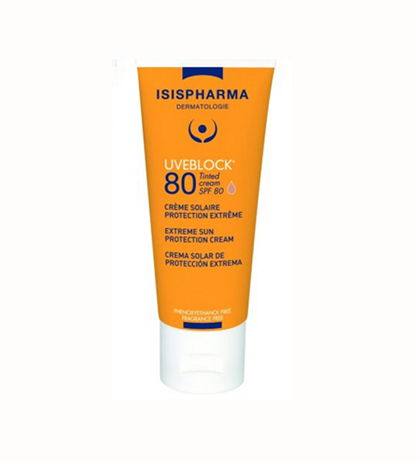 Isispharma Uveblock SPF80 crème teintée