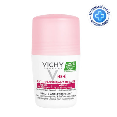 Vichy déodorant éclaircissant anti-transpirant 48h peau sensible – 50ML