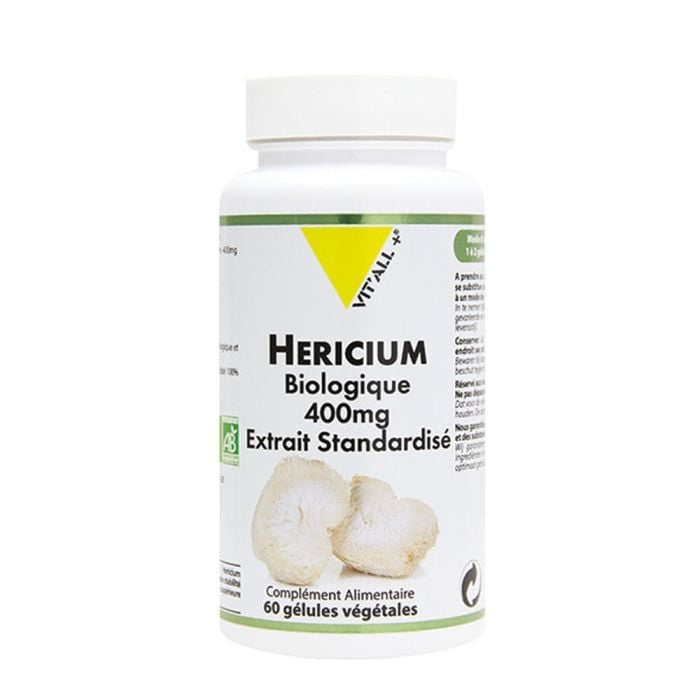 Vit'All+ Héricium Bio 400Mg - 60 Gélules Végétales