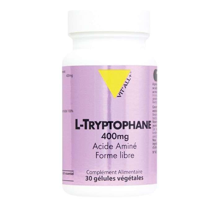 Vit'All+ L Tryptophane 400 Mg 30 Gelules Vegetales