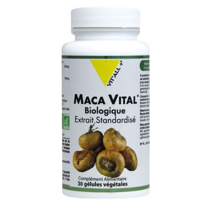 VIT'ALL+ Maca Vital 500Mg 30 Gélules