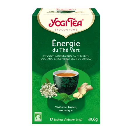 Yogi Tea - ENERGIE DU THE VERT 17 Sachets