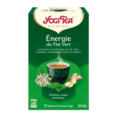 Yogi Tea - ENERGIE DU THE VERT 17 Sachets