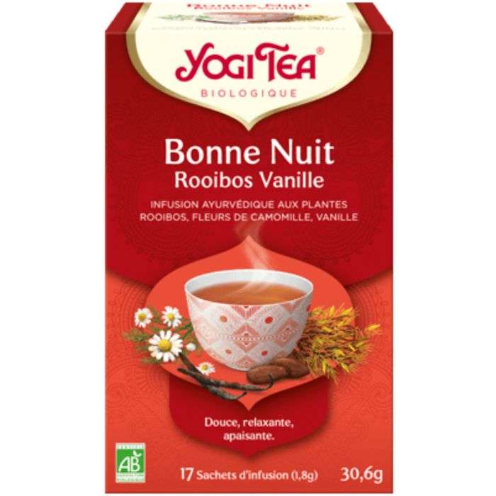 Yogi Tea - Bonne nuit Rooibos vanille 17 Sachets