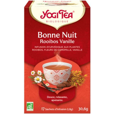 Yogi Tea - Bonne nuit Rooibos vanille 17 Sachets
