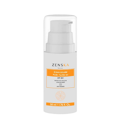 Zenska Ecran Solaire Fluide Toucher Sec SPF 50+ Anti Taches 50 ml