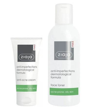 Ziaja Med Anti-acne Creme 50ml + Toner 200ml OFFERT