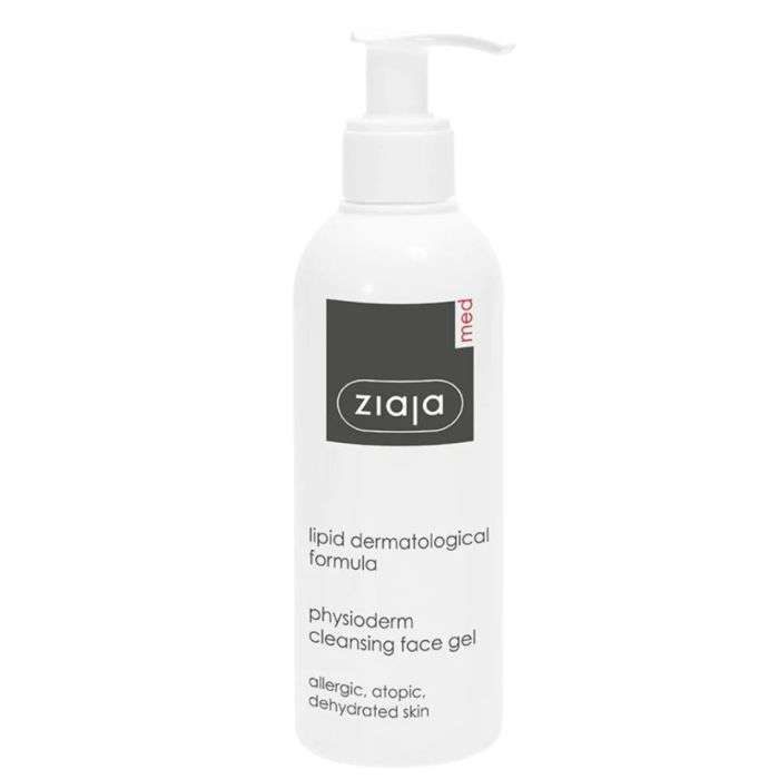 Ziaja Med Physioderm Gel Nettoyant Visage 200 ml