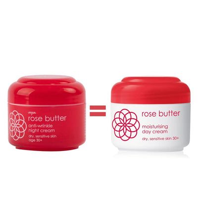 Ziaja Rose Butter Creme De Nuit Anti Age 50 ml - Crème De Jour 50Ml Offerte
