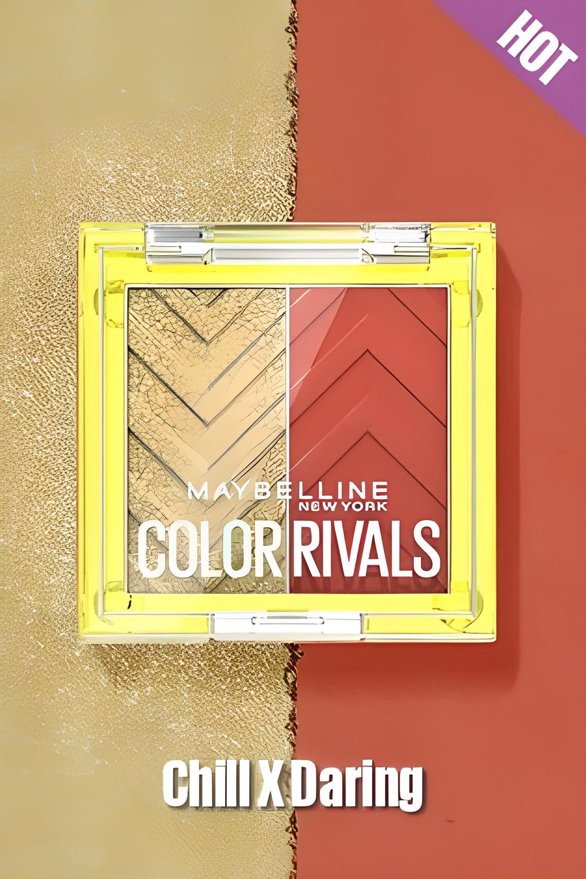 Maybelline Color Rivals Chill X Daring Duo de palettes d'ombres à paupières