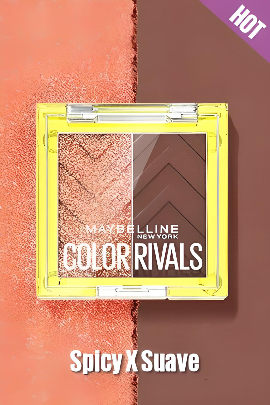 Maybelline Color Rivals Spicy X Suave Duo de palettes d'ombres à paupières